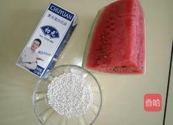 西瓜西米露的做法图解1