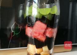 龟苓膏水果杯的做法图解4