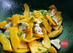 南瓜炒肉片的做法图解9