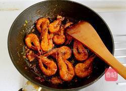 干烧香辣开背虾的做法图解16