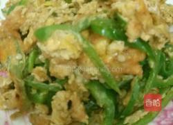 青椒炒鸡蛋的做法图解5