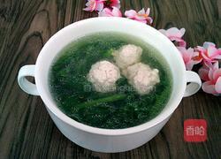 菠菜丸子汤的做法图解9