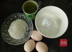抹茶小蛋糕的做法图解1