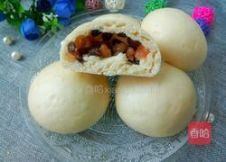 爱心蜜豆奶香包的做法图解12