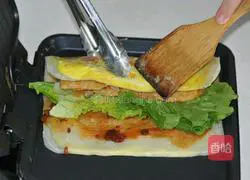 Illustration of how to make pancakes and fruits 6