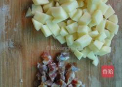 腊肠土豆饭的做法图解3