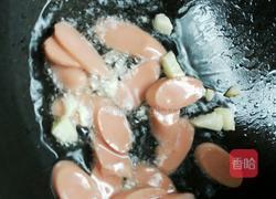 莴苣炒火腿肠的做法图解3