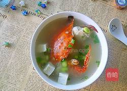 梭子蟹豆腐汤的做法图解5