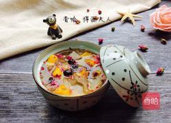 银耳水果玫瑰羹的做法图解7