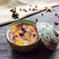 银耳水果玫瑰羹的做法[图]