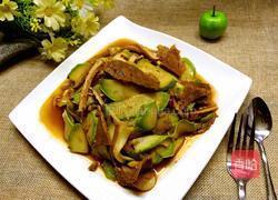 牛肉香干炒西葫芦的做法图解8