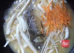 鲫鱼菌菇汤的做法图解8