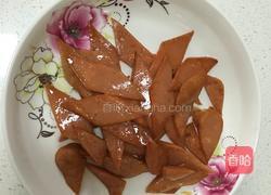 火腿炒西芹的做法图解3