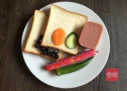 孔雀开屏三明治的做法图解1