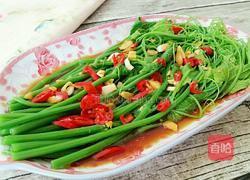 红辣椒拌龙须菜的做法图解8