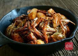 河蟹炒年糕的做法图解13