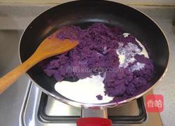 紫薯酥球(16个)的做法图解3