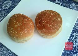 香酥鸡柳芝士汉堡的做法图解1