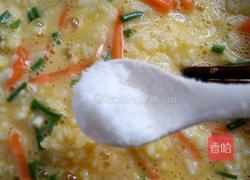 米饭鸡蛋煎饼的做法图解1