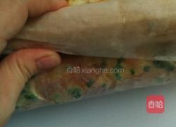 卡仕达酱肉松面包卷的做法图解11