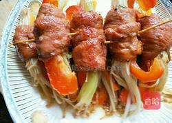 金针菇牛肉卷的做法图解7