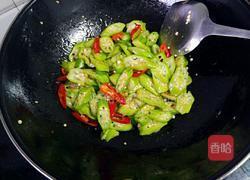 辣炒秋葵的做法图解7