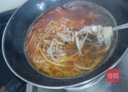 麻辣豆瓣酱宽带面条的做法图解7
