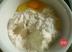 奶酥粒排包的做法图解2