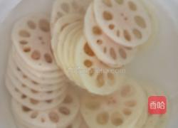 脆椒爆藕夹的做法图解2