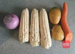 奶油玉米浓汤的做法图解1