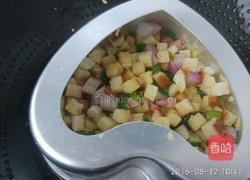 火腿馍丁鸡蛋饼(二人份)的做法图解12