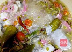 酸菜粉丝桂鱼块的做法图解5