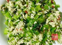 辣椒鸡蛋花的做法图解5