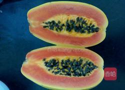 木瓜奶昔的做法图解1