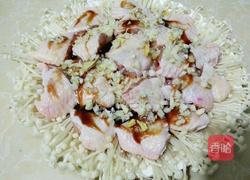 蒜蓉金针菇蒸鸡翅的做法图解8