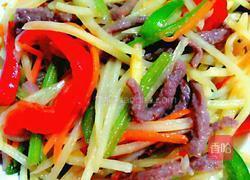 土豆牛肉丝的做法图解6
