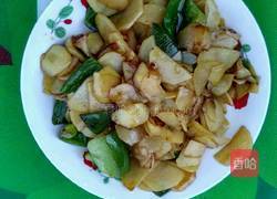 辣椒土豆片的做法图解3