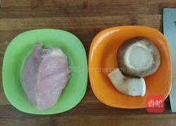 肉末香菇碧玉盏的做法图解3