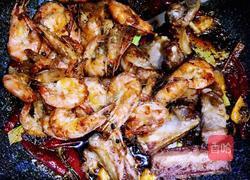 香辣干锅排骨虾的做法图解15