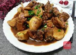 芋艿燉鴨腿的做法圖解8