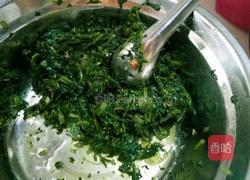 空心菜肉末粿卷的做法图解2