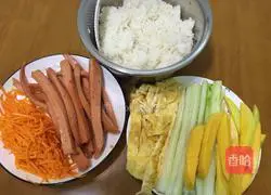 Illustration of how to make fruit and vegetable sushi 7