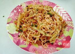 榨菜肉沫凉面的做法图解12