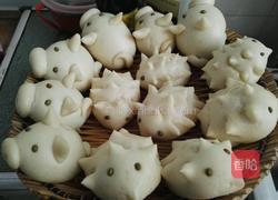 小猪刺猬豆沙包的做法图解6