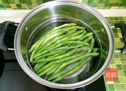 凉调爽口四季豆的做法图解3