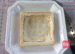 快手早餐吐司蛋(微波炉)的做法图解4
