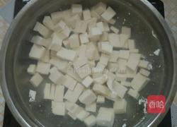 蒜苔肉豆腐鸡蛋打卤面的做法图解2