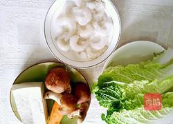 虾仁豆腐白菜卷的做法图解1