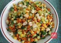 三色炒大虾的做法图解2