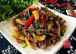 野山椒炒鸡胗的做法图解9